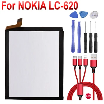 3.85V 3400mAh battery for nokia LC-620 for nokia LC-620 battery +USB cable+toolkit