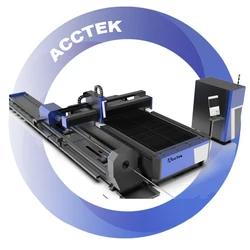 Machine de découpe Laser à Fiber haute puissance en acier inoxydable, 1kw 2kw 3kw, avec couvercle et deuxième Table 