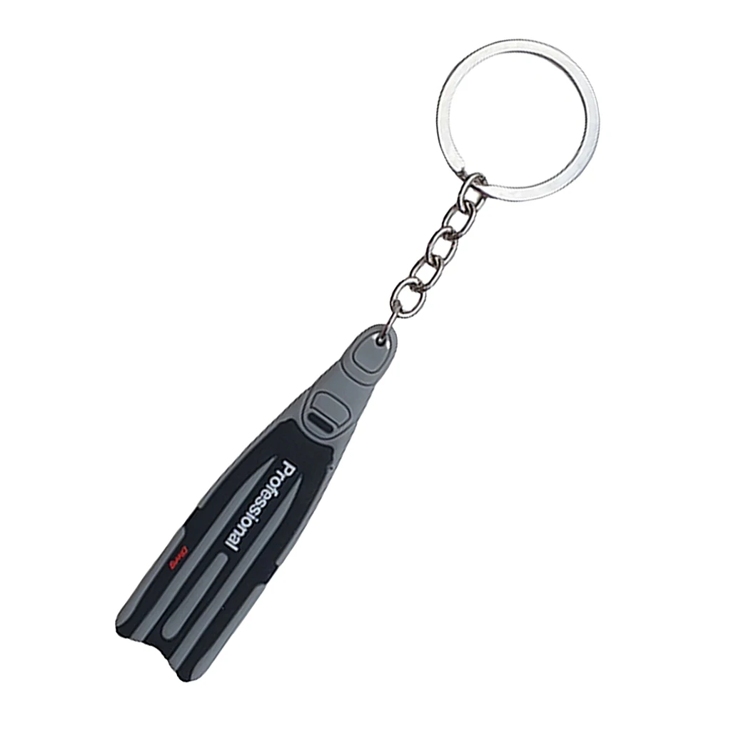 Scuba Diving Fins Flippers Key Chain Holder Keyring Keychain Key Chain Flipper Keychain Keyring for Swimming Diving