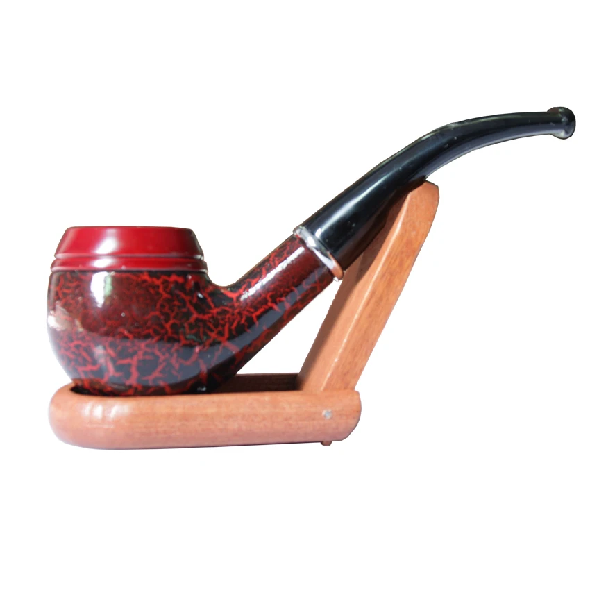 Unique Design 5581 Red Marble Lines Cigarette Smoking Pipe Bakelite Filter Hookah Accessories China Cheap Tobacco Wood Pipes | Дом и сад