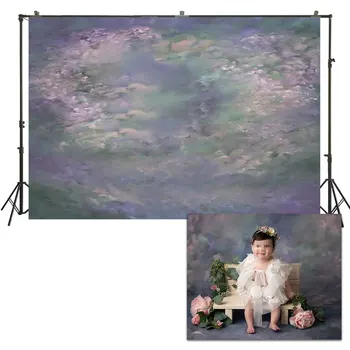

Watercolor Backdrop Painting Purple Floral Background Bokeh Photography Video Background Portrait Banner Photoshoots Wallpaper