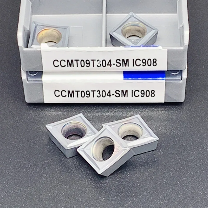 

Carbide Insert CCMT09T304 CCMT09T308 SM IC907 IC908 Internal Turning Tool CCMT 09T304 09T308 CNC Lathe Parts Tokarnyy