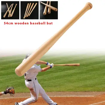 

Hardwood Bats Sports Activities Bat Playing Adults 1pcs 54CM Game Fitness Baseball Bat Outdoor