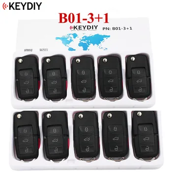 

High Quality ! 10 PCS, B01-3+1 for KD-X2 KD MINI KD900 URG200 Remote Control 3+1 Buttons Car Key 4 Buttons B5 Style