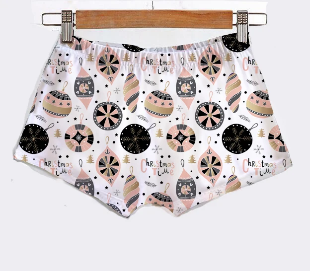 

Custom Made Christmas Time Sublimation Print Fashion Sexy Women Summer Hot Shorts