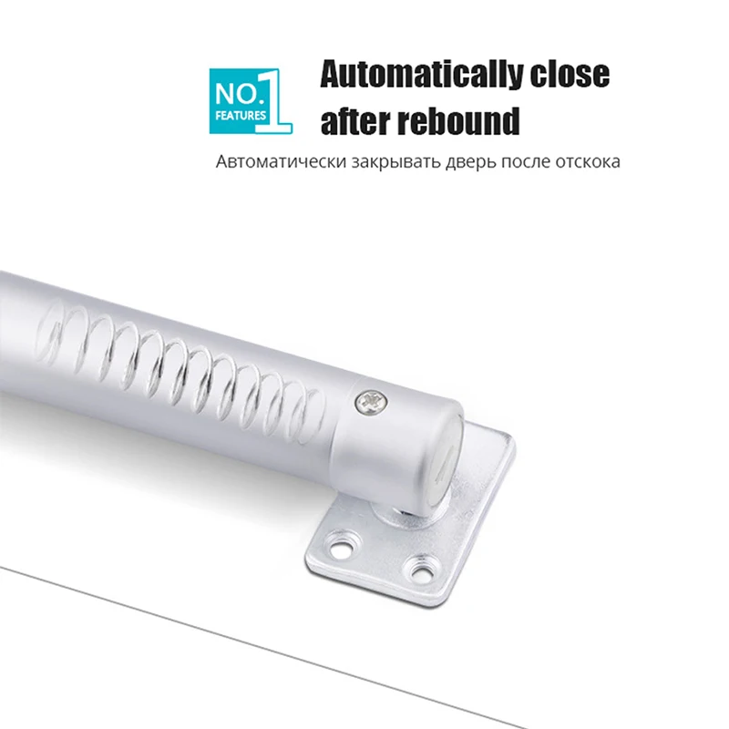 Automatic er Door Closer Soft Close Door Closing Adjustable Strength 110 Degree Positioning Stop,Load 15-60 Kg Hardware