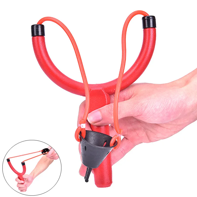 Lanzador de cebo de pesca, eslinga gruesa de tiro, cebos de caza, catapulta, tirachinas, herramienta de aparejos de pesca