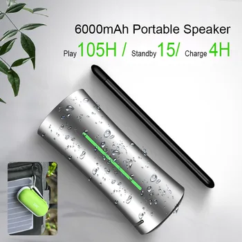 

EWA A115 Big Power Portable Bluetooth Speaker Wireless Metal Subwoofer Music Boombox Player 105h Play Time TWS Computer Speakers