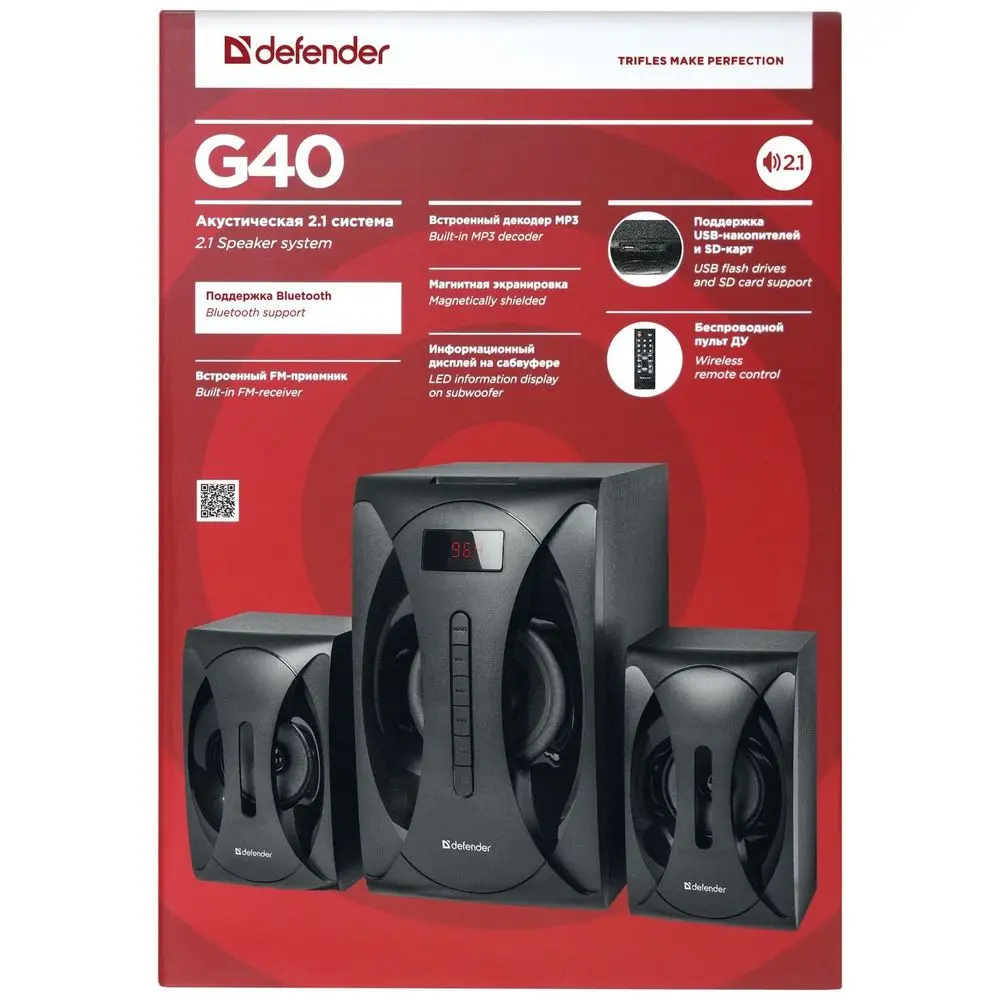 G40 40Вт, Bluetooth, FM/MP3/SD/USB