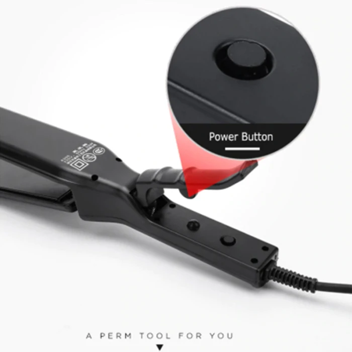 Professional Hair Straightener Tourmaline Ceramic Flat Iron Curler 4-Gear Temperature Control Straightens Curling Hair V9-Drop