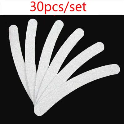 30pcs style 5 Профессиональный педикюр инструменты для ногтей cо шлифовальными буферными резцами, инструменты для маникюра, Нейл-арт ногтей файл полоски Красота шлифовальный буфер блока 30/40 шт - Цвет: 30pcs style 5