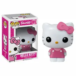 Funko Pop девочкам непременно понравится рисунок «Hello Kitty» фигурку виниловые игрушки на Рождество для детей подарок на день рождения