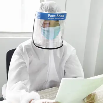 

Dropshpping Transparent Protective Face Shield Mask Dust-Proof Oil-Proof Anti-Splash Face Protection Mask