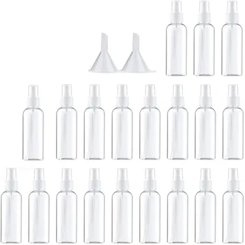 

Portable Clear Plastic Spray Bottles 20Pcs Disinfection Liquid Spray Bottles Spray Pot Portable Bottle 84 Spray Bottle 30ML L406