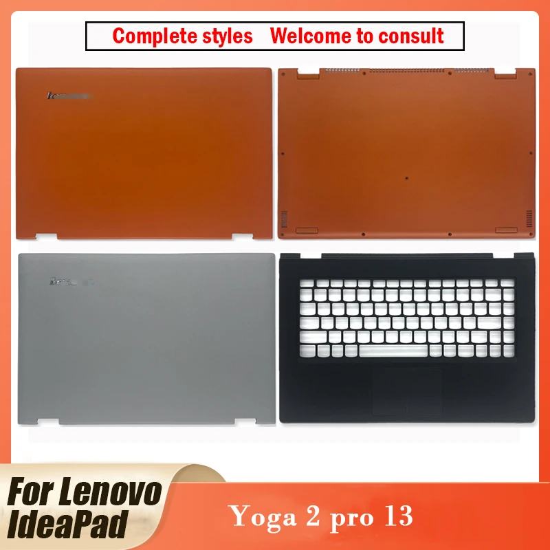 asus laptop bag Refurbished Laptop LCD Back Cover/Palmrest/Bottom Case For Lenovo IdeaPad Yoga 2 pro 13 Silver Orange Cover AP138000610 17 inch laptop sleeve