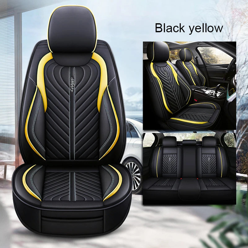 For Dodge Challenger Charger SXT RT 5-Seats Car Seat Covers Front