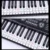 88/61 Key Color Piano Letter Notes Stickers Keyboard Hand Roll Piano Keyboard Eletronic Прозрачные Наклейки Нотация