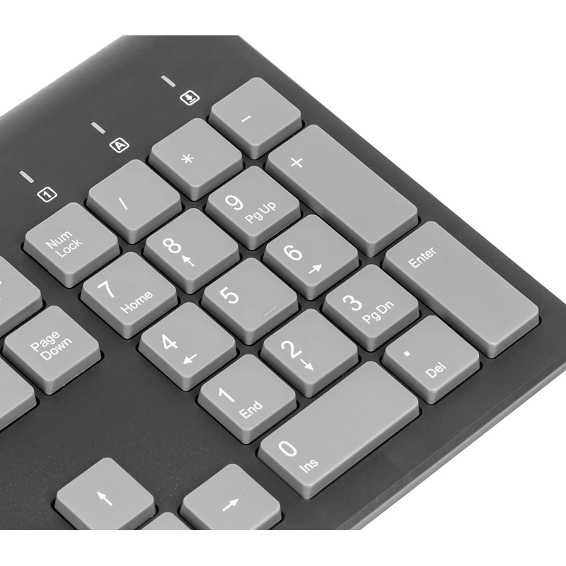 Клавиатура Oklick 480M черный/серый USB slim Multimedia