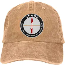 Унисекс SPADA хлопок тренировочные шапки регулируемые неструктурированные шапки