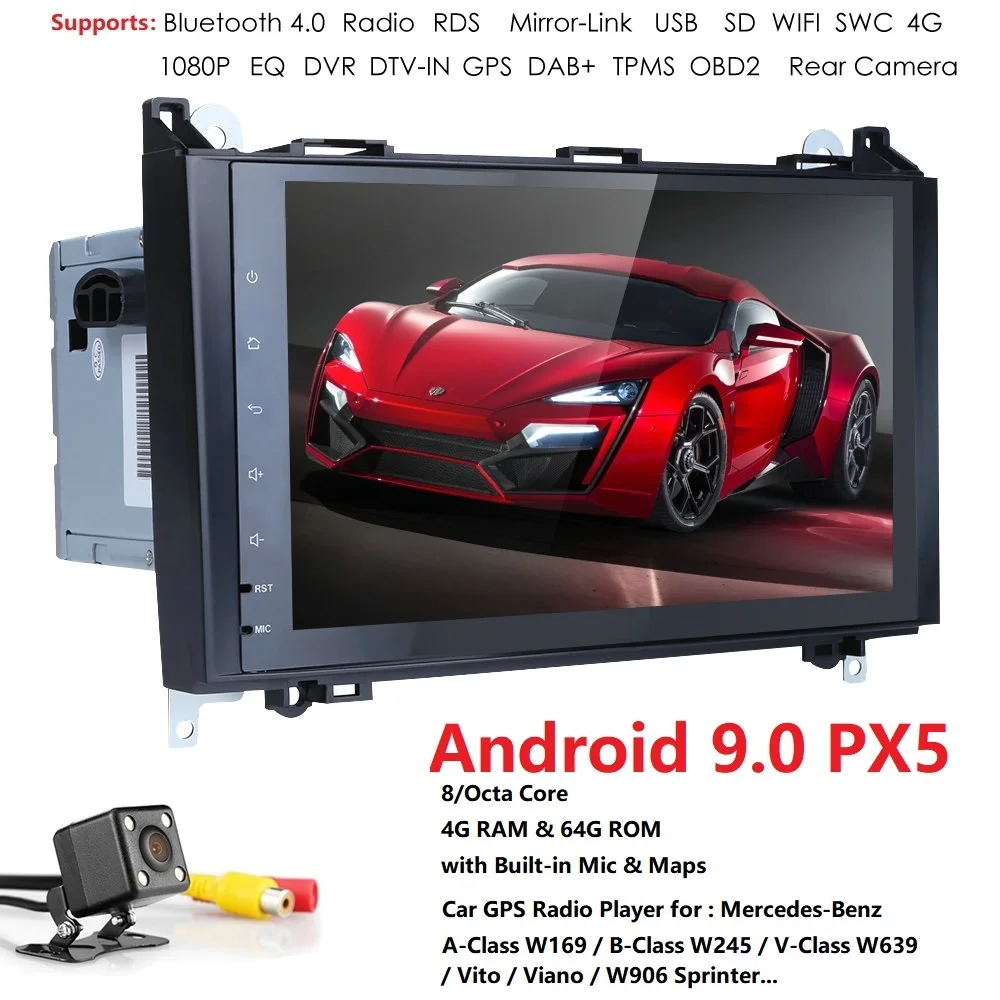 Sale 4G+64G 4GWIFI 2din no-DVD GPS Head unit for Mercedes Benz B200 A B Class W169 W245 Viano Vito W639 Sprinter W906 Bluetooth Radio 2 Sale 4G+64G 4GWIFI 2din no-DVD GPS Head unit for Mercedes Benz B200 A B Class W169 W245 Viano Vito W639 Sprinter W906 Bluetooth Radio 2