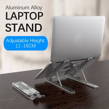 

Foldable Adjustable Laptop Stand Portable Desktop Computer Bracket Holder Cooling Riser Rack Organizer Laptop Accessories
