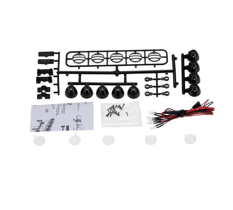 

1/10 Remote Control Vehicle Light Model Modified Lights off-Road Vehicle Climbing Car Roof LED Spotlight Diwali