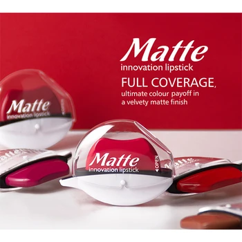 

Lazy Red Waterproof and Non-fading Moisturizing 12 Colors To Choose From, Red Matte Lipstick Lipstick Makeup