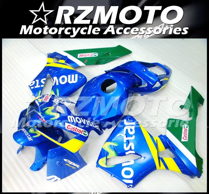 

4 Gifts New ABS Motorcycle Full Fairing Kit Fit for CBR600RR F5 2005 2006 05 06 cbr600 600RR body set blue