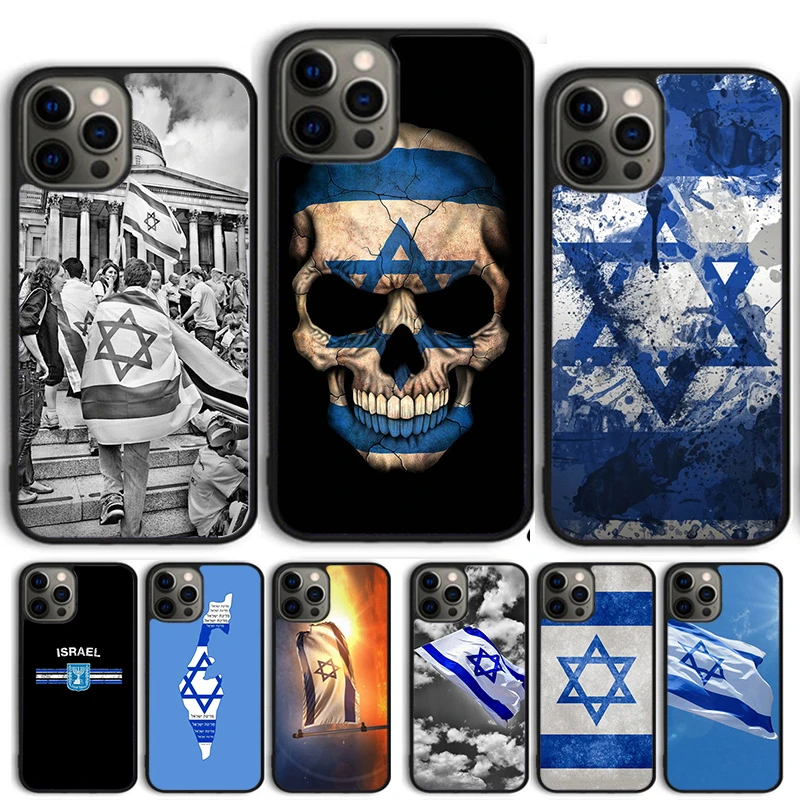 Israel Flag in Finger Phone Case Cover For iPhone 13 12 Pro Max mini 11 Pro Max XS X XR 5 6S 7 8 Plus SE 2020 Coque Shell iphone xr cover