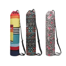 Йога коврик Сумка переноска регулируемый плечевой ремень Печать Портативный для фитнеса спорта WHShopping