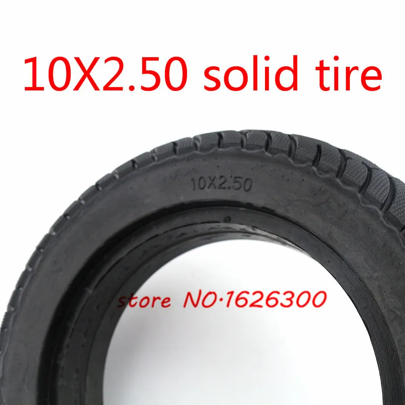 Высокая производительность 2 шт 10x2,50 бескамерные колеса шины 10*2,50 твердые шины для электрических скутеров запчасти