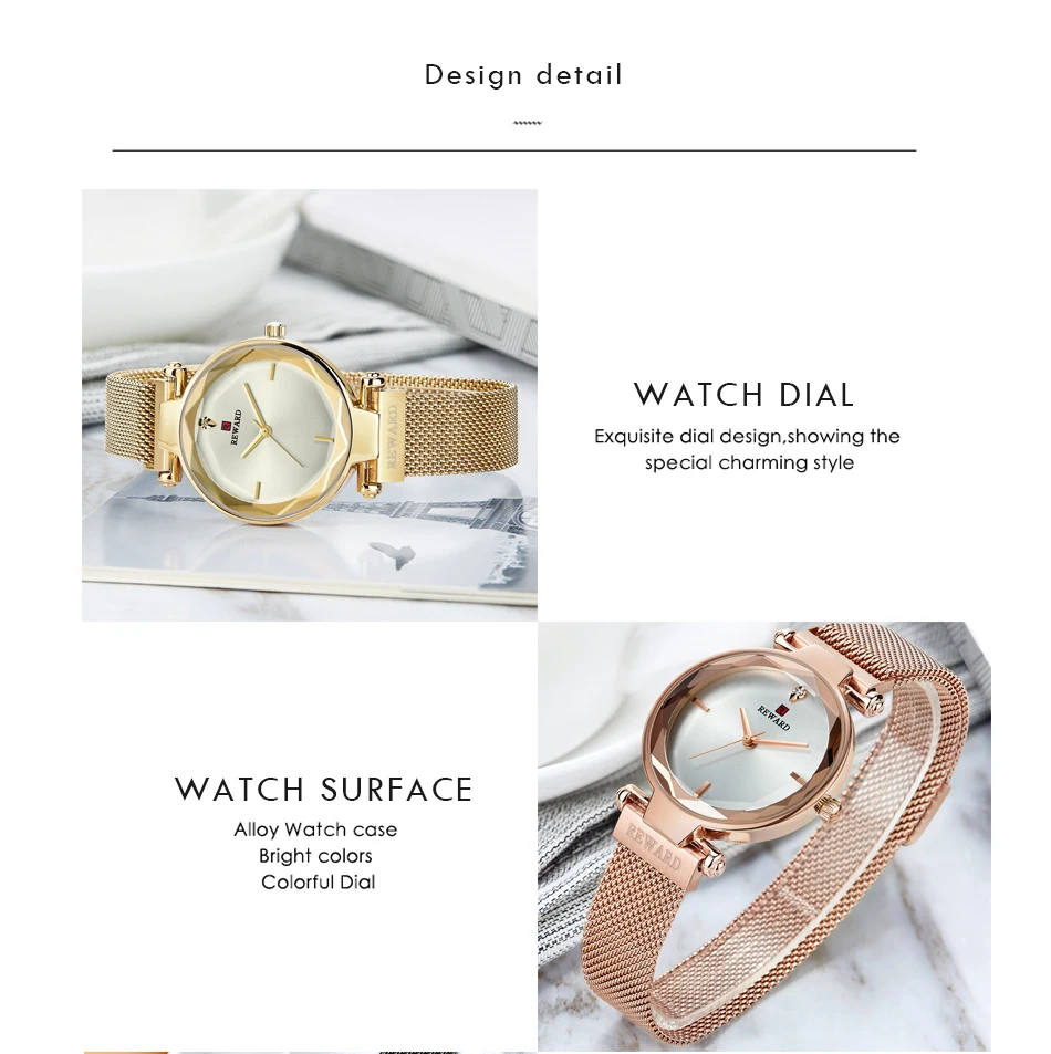 Наградные простые женские часы модные с магнитной пряжкой розовое золото кварцевые наручные часы женские водонепроницаемые часы для девушек Relogio Feminino