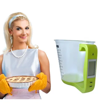 

Kitchen Measuring Cup Scale LCD Digital Display for Baking Tea Weighting Coffee YU-Home