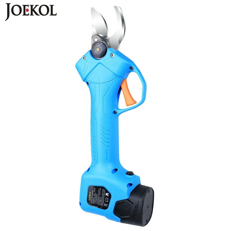Electric Pruning Scissors Pruning Shears 600W Rechargeable Garden Pruner Secateur Branch Cutter Cutting Tool + 2x Battery