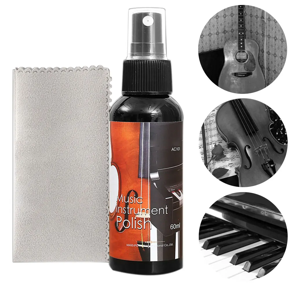 60 мл очиститель для гитарных струн Набор Универсальный полировка жидкое