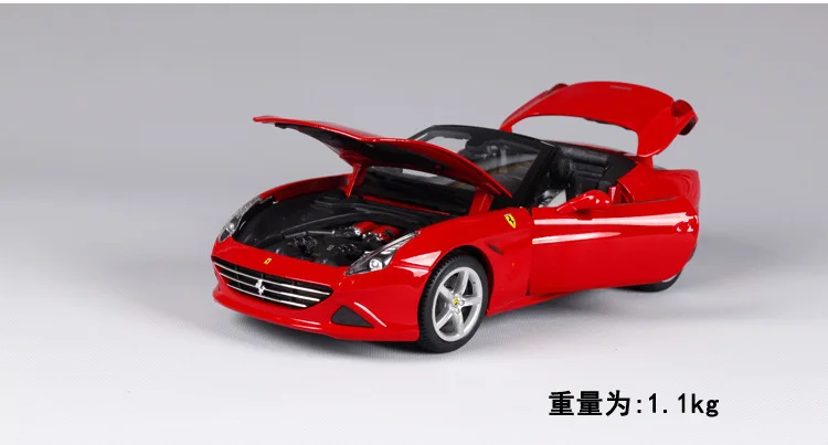 1 чем 18 Ferrari Модель Автомобиля Ferrari 488 GTB модель сплава Модель автомобиля украшение автомобиля