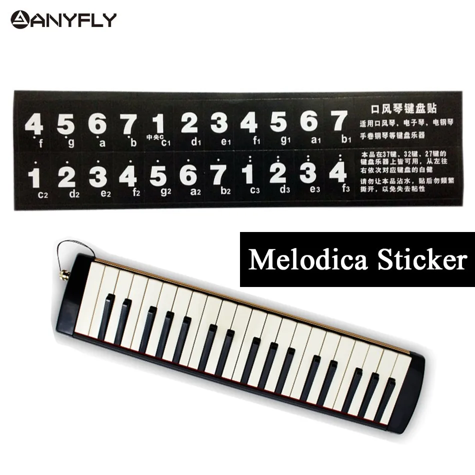 Профессиональные мелодики Learing Note Scale Tonic sol-fa syllables Label sticker