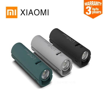 

Original XIAOMI MIJIA ULlife flashlight LED Outdoor torch Portable mobile power Handle 3 in 1 Multi-function USB Charging
