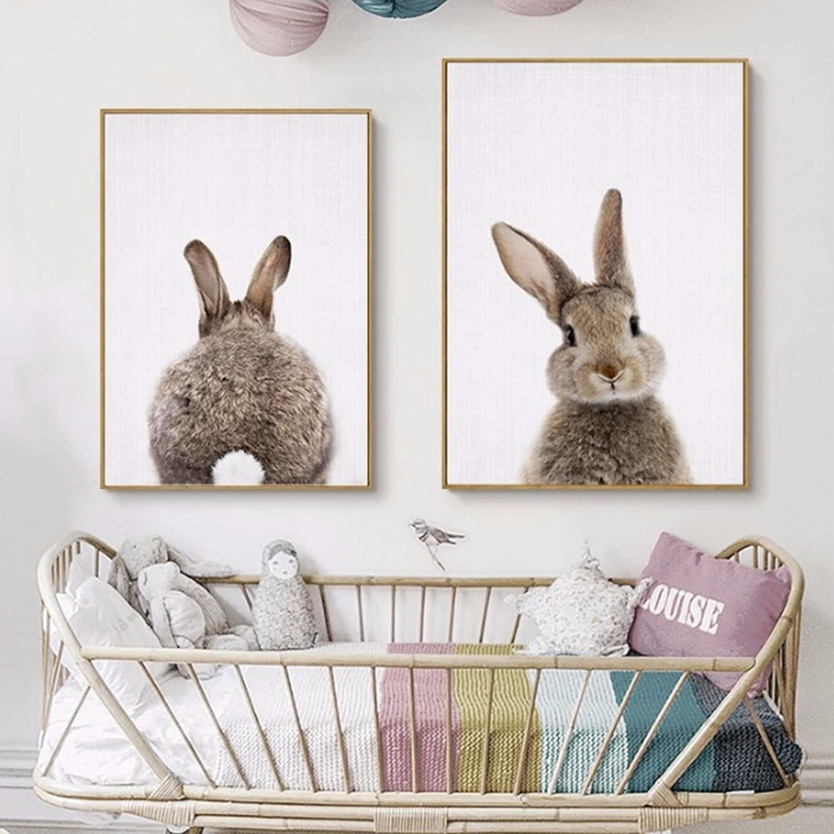 bunny poster nursery