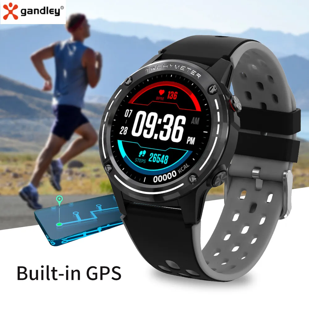 Смарт часы Gandley M6C для android 2020 GPS водонепроницаемые женские es Compass барометр фитнес