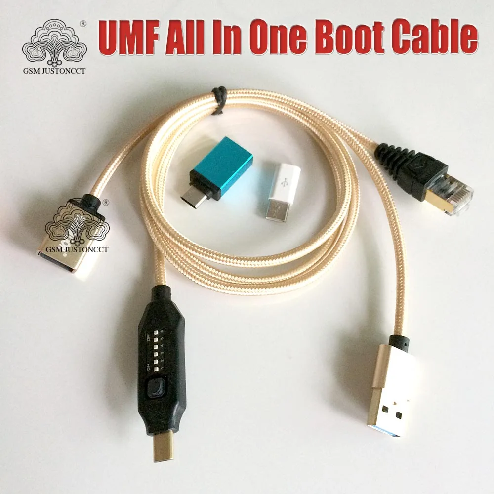 2025 오리지널 새 UMT Pro 키/UMT PRO 2 동글(UMT+ Avengers 2 in1 동글) + UMF 모든 부팅 케이블