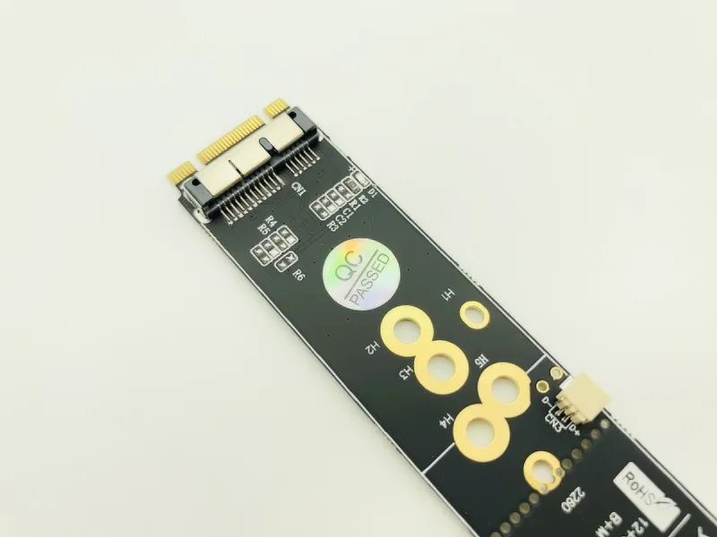 QINDIAN добавить на карты 12+ 6Pin Беспроводной Wi-Fi Bluetooth карты NGFF M.2 B+ M Ключ адаптер для Mac OS BCM94360CD BCM943602CS BCM94360CS2