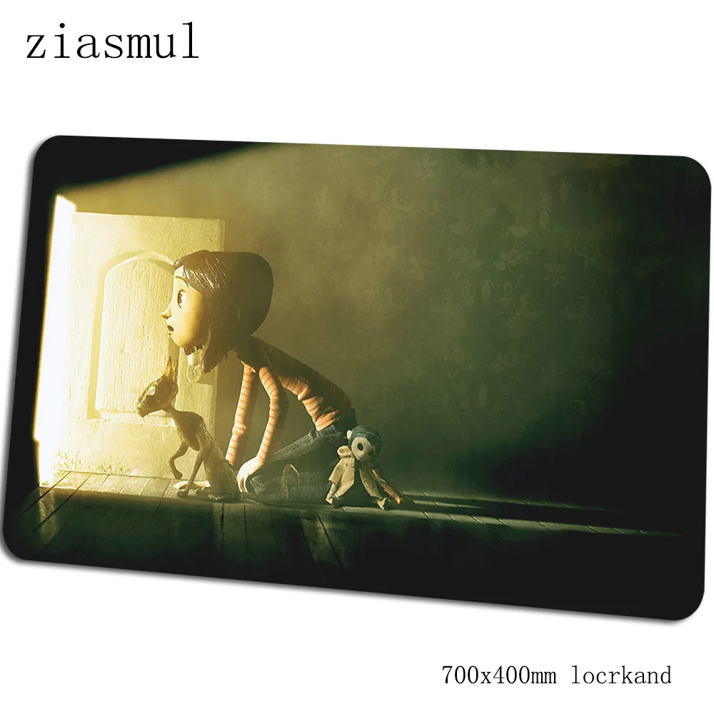 Coraline коврик для мыши 700x400x3 мм игровой коврик для мыши большой коврик для геймера подарок игровой компьютерный стол Клавиатура со встроенной мышью гель большие игровые коврики - Цвет: Size 700x400x3mm