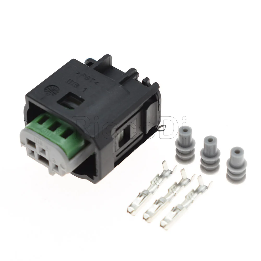 3 Pin Way Male Female Waterproof Automotive Radar Sensor Connector Plug 1-20 Kits for Benz BMW C200 9-967081-1 968402-1 1-967642 wire connector terminals wire connector electrical connectors electrical connector cable connector