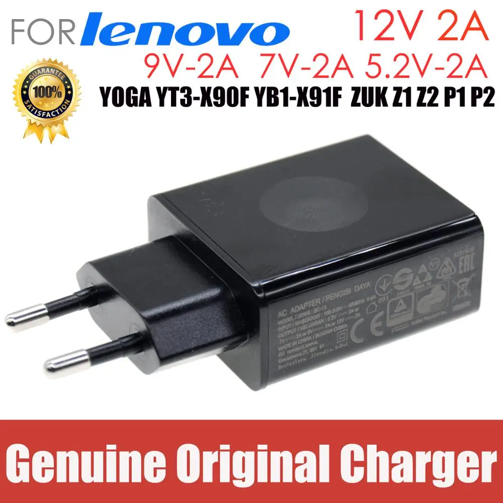Original 12v 2a 5.2v 2a 7v 2a 24w for lenovo Phone Tablet charger