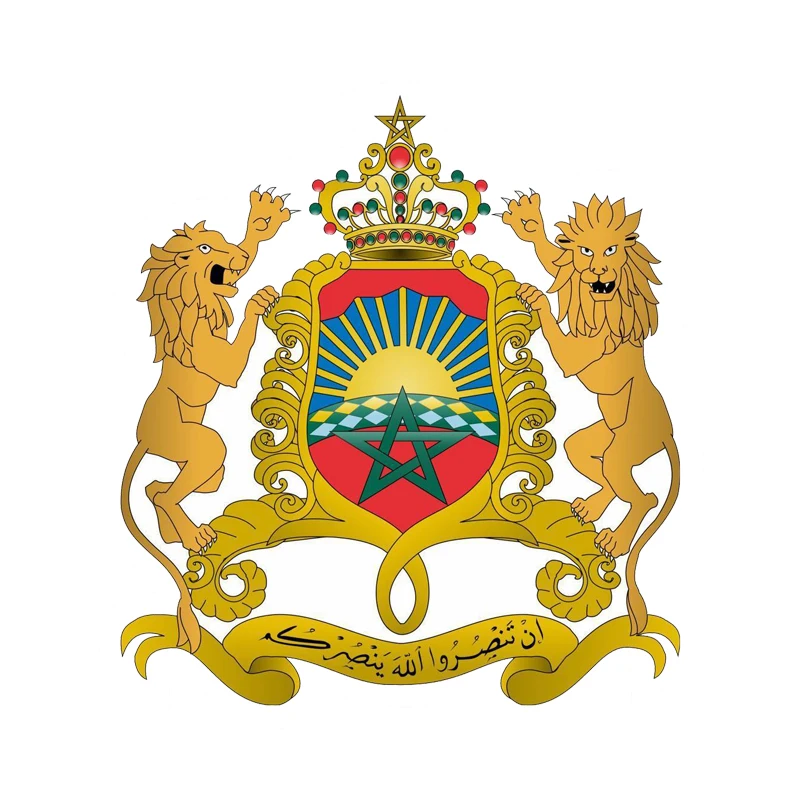 

Car Sticker Morocco Coat of Arms Shield Body Cover Scratches Creativity Sunscreen Waterproof Styling Decal PVC,12cm*13cm