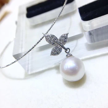 

925 Sterling Silver Pendant Base Settings Findings Mountings Girl's Parts for Oyster Edison Pearl Coral Jade Beads Stones