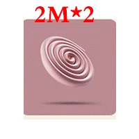 Защитные уголки для детского стола 4 м - Цвет: Pink U