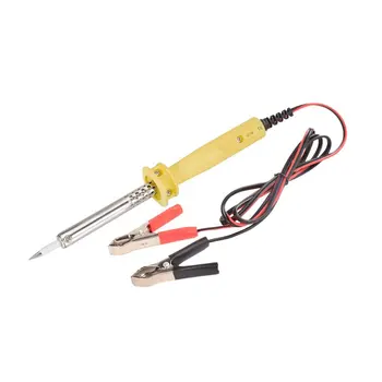 

12V DC 60W Car Auto Crocodile Battery Clip Powered Electric Soldering Iron Welding Solder Electric Heat Pencil Soldering Pen
