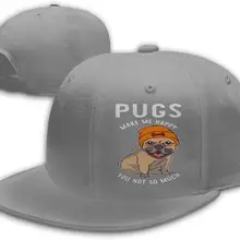 Dogs Make Me Happy You Not So Much Мужская бейсболка с плоской подошвой